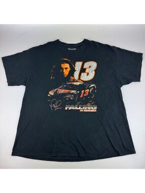 Falling In Reverse Mens Size 2XL Nascar Band T Shirt 13 BJ McLeod Black